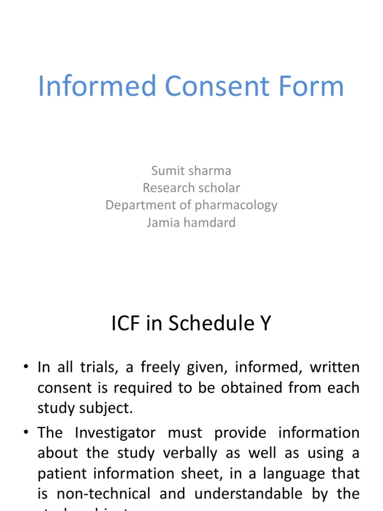 Informed Consent Form | PDF | Informed Consent | Applied Ethics
