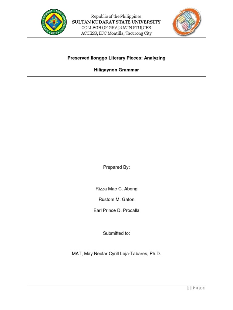 Qualitative Research Sample Chapter 1 3 Philippines