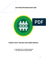 Pedoman Pengorganisasian SDM RSDA