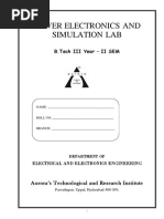 PE Lab Manual