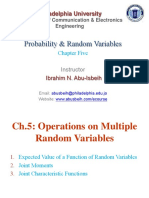 CH5.Operations on Multiple Random Variables
