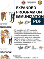 Expanded Program On Immunization: University of The Philippines Manila