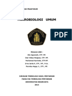 Buku Petunjuk Praktikum Mikrobiologi Umu PDF