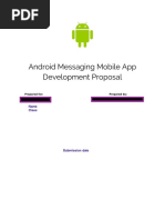 Mobile App Development Proposal