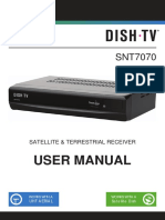 Freeview DishTV SNT7070 Receiver Manual