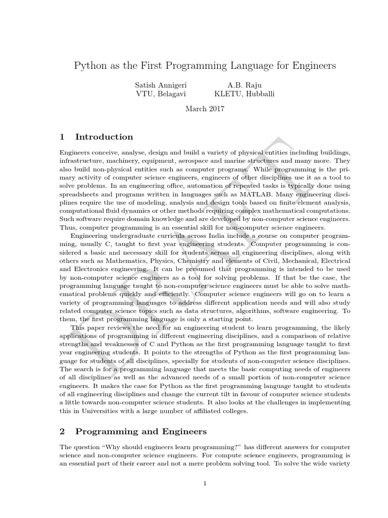 Python First Programming PDF | PDF | Programming Language | Computer ...