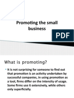 Promoting The Small Business