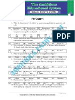 Mdcat Crash Test 1 Physics