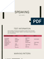 Speaking Test Info