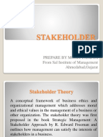 PPT ON Stakeholder