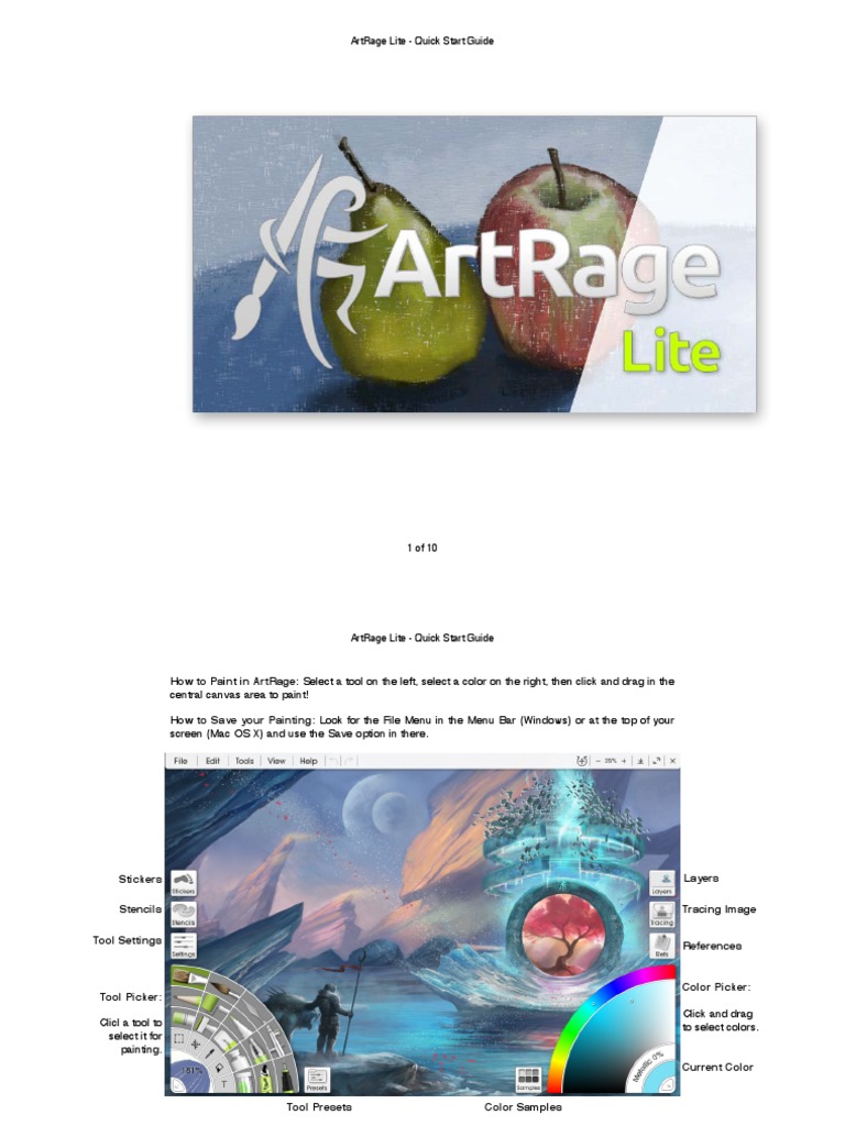 Manual Art Rage | PDF | Art Media | Software
