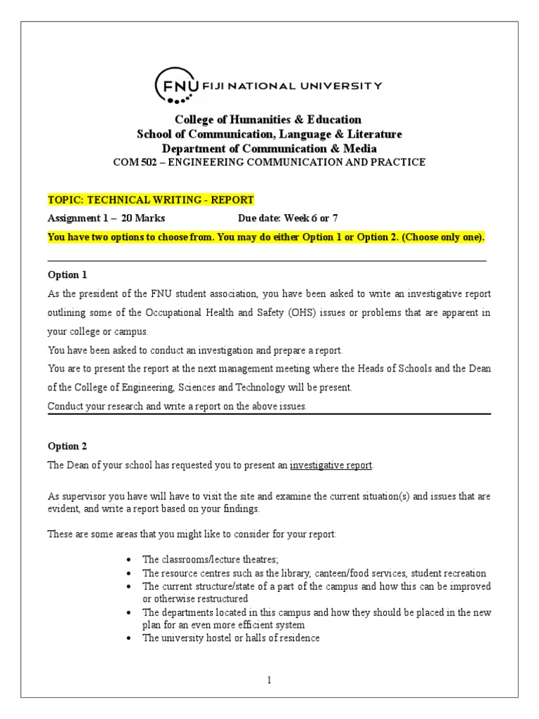 COM 22 Assignment 22 - Report Writing  PDF  Abstract (Summary