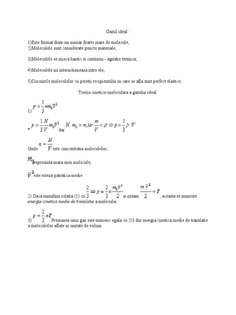 Gazul Ideal | PDF