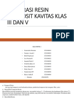Restorasi Resin Komposit Kavitas Klas III Dan V