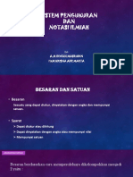 Sistem Pengukuran Dan Notasi Ilmiah