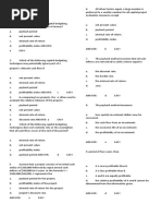 MULTIPLE CHOICE - Capital Budgeting