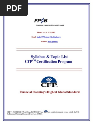 Syllabus Ver07 CFP Certification Program UpdatedFPSB 190718