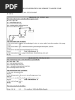 Head Calculation For Sewage Transfer Pump - 19.05.2012 Final