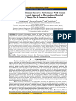 Measurement of Human Resources Performance With Human Resources Scorecard Approach in Bhayangkara Hospital, Tebing Tinggi, North Sumatra, Indonesia