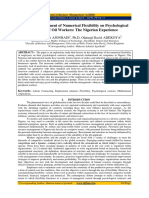 Impact Measurement of Numerical Flexibility On Psychological Contract of Oil Workers: The Nigerian Experience