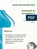 INTRODUÇÃO AO ACTIONSCRIPT 3