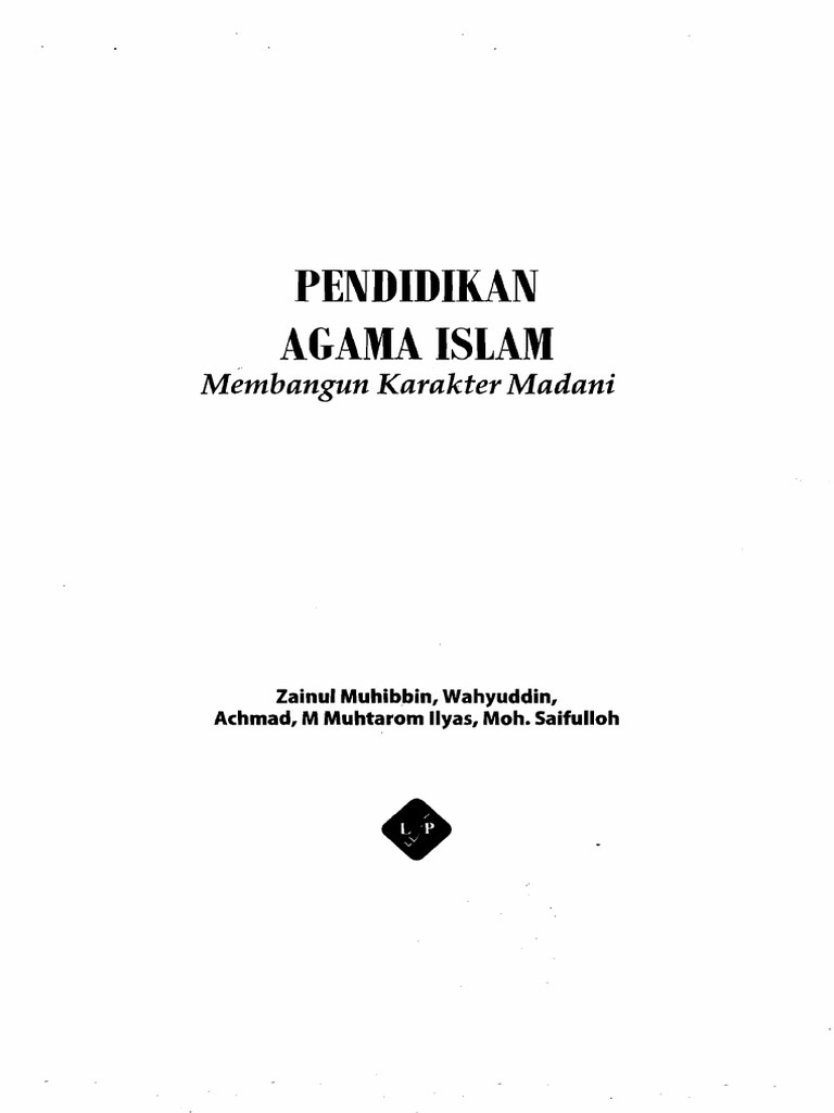 Pdf Pendidikan Agama Islam