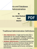 Data and Database Administration: by Lec. Adeel Shahzad From Book-B
