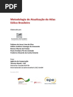 Metodologia Para Elaboração de Um Novo Atlas Eólico Para o Brasil