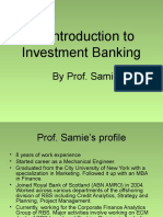 30106696 Introduction to Investment Banking