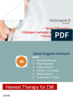 Kelompok 8: - Terapi DM Terbaru - Glukagon Sebagai Agent Terapetik - Pembahasan Kasus