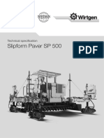 7123 Technical Specification Wirtgen SP 500 Slipform Paver