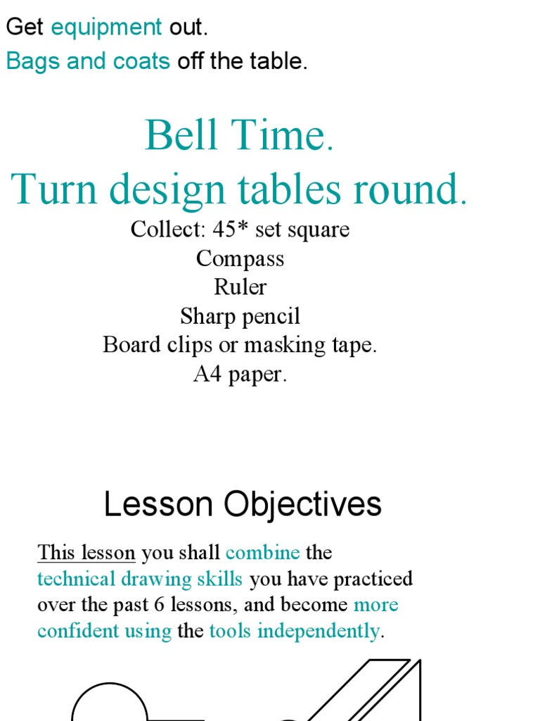 Technical Drawing Lesson PDF