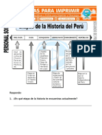 Ficha de Etapas de La Historia Del Peru para Segundo de Primaria PDF