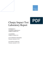 Charpy Test Report