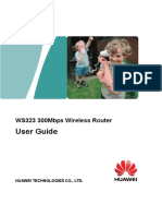 WS323 300Mbps Wireless Router User Guide WS323 02 English Channel