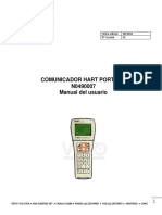 Comunicador Hart Portatil N0490007 Manual Del Usuario: Fecha Edición 08/2014 #Versión 01