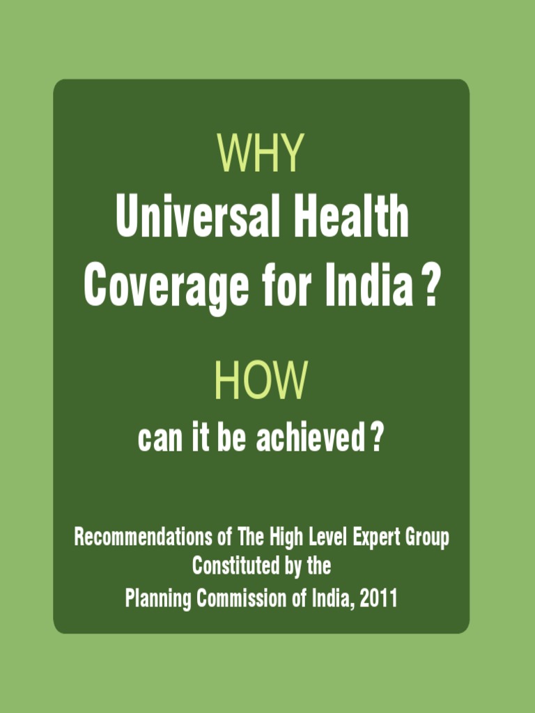 Universal Health Coverage in India: Insights | PDF | Health ...