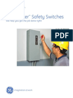 GEA12144A Safety Switch Brochure 11-09-09