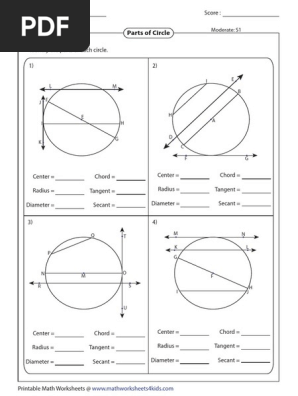 circle and its parts