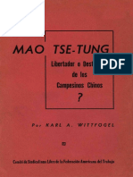 Amo Tse-Tung: Libertador o Destructor de Los Campesinos Chinos ?
