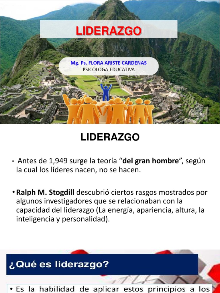 Liderazgo según Ralph M. Stogdill | PDF | Liderazgo | Iniciativa ...