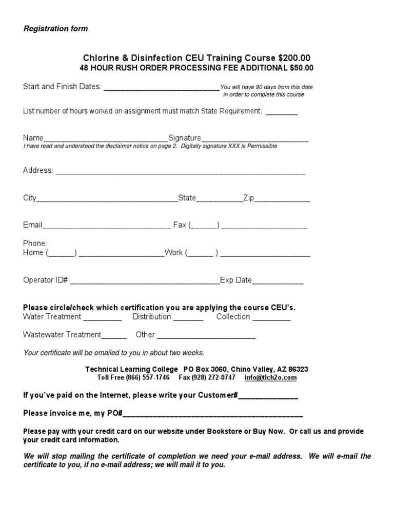 Chlorine Disinfection Assignment PDF Wastewater Sewage Treatment