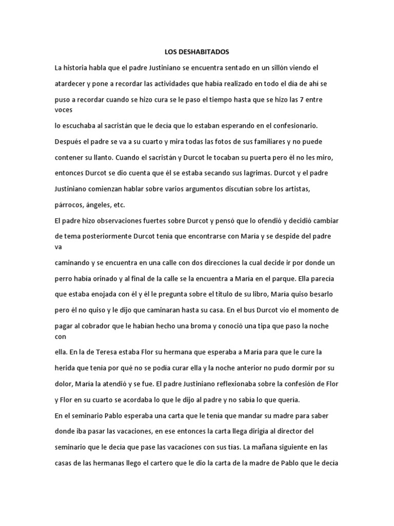 Los Deshabitados PDF