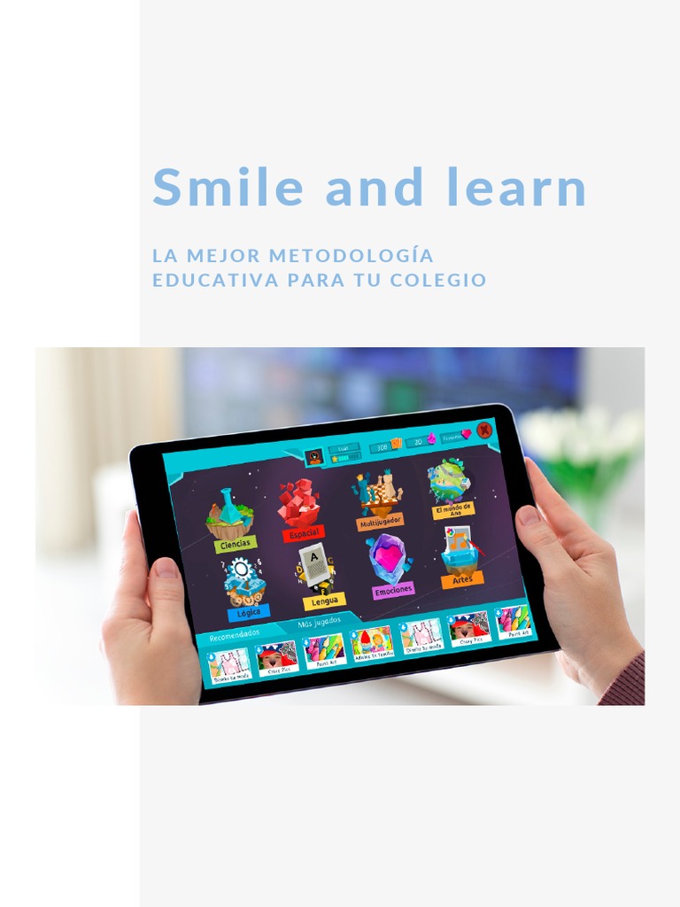 Plataforma Educativa Smile and Learn | PDF | Aprendizaje | Motivación