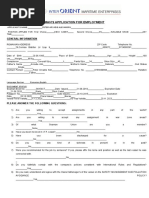 Interorient Application Form