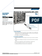 Accumulator Piston Kit: Mitsubishi F4A, F5A & Hyundai/Kia A5HF1, A5GF1