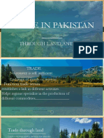 Trade in Pakistan: Through Land and Sea