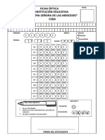 Ficha Optica de 10 Preguntas