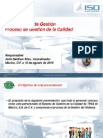 Presentación Proceso de Gestión de La Calidad