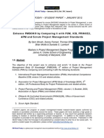 Enhance PMBOK® by Comparing It With P2M, ICB, PRINCE2, APM and Scrum Project Management Standards